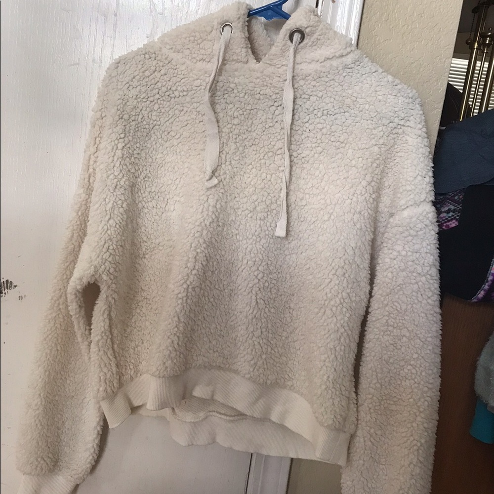 sherpa hoodie